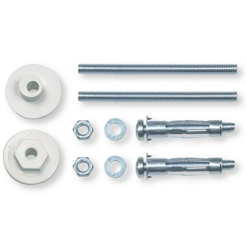 Kit de fixation pour lavabo paroi creuse Ø 8 x 110